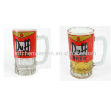 Factory Directly custom beer glass with logo,designed beer glass,custom beer stein